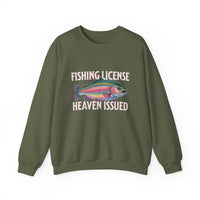 Load image into Gallery viewer, Fishing License - Heaven Issued Sweatshirt
