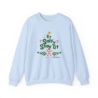 Load image into Gallery viewer, Be Salty Stay Lit, Christmas Sweatshirt, Funny Christian Holiday Shirt, Faith Inspired, Unisex Apparel