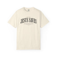 Load image into Gallery viewer, Jesus Saves - John 3:16 Scripture Comfort Colors Tee