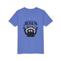 Load image into Gallery viewer, Feral But Loves Jesus Youth Short Sleeve Tee - Fun &amp; Faith-Inspired T-Shirt
