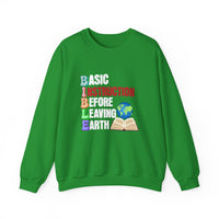 Load image into Gallery viewer, Bible Acronym Christian Sweatshirt, Basic Instructions Before Leaving Earth, Faith Shirt Pullover Gift