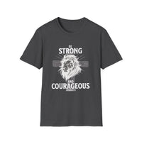Load image into Gallery viewer, Be Strong And Courageous - Christian Men Shirt