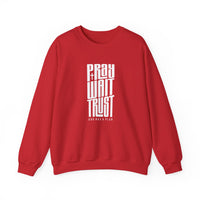 Load image into Gallery viewer, Pray Wait Trust, God Has A Plan, Prayer Sweatshirt, Christian Sweatshirt, Jesus Lover Shirt, Christian Gift