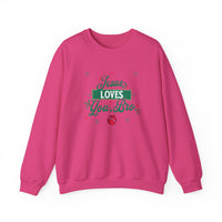 Load image into Gallery viewer, Jesus Loves You Bro, Christmas Sweatshirt, Funny Christian Gift, Holiday Shirt, Xmas Shirt