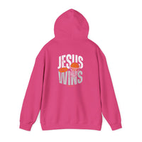 Load image into Gallery viewer, Jesus Always Wins Sweatshirt, 1 Corinthians 15:57, Christian Sweatshirt, Basketball Shirt, Faith Sports, Bible Verse Gift
