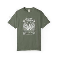 Load image into Gallery viewer, Blessed Is the Man Whose Quiver Is Full of Them Shirt - Bible Verse Men's Tee
