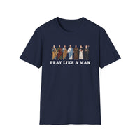 Load image into Gallery viewer, Pray Like A Man, Christian Saints T-shirt, Jesus and Disciples, Faith Shirt, Catholic Easter Church Gift for Men