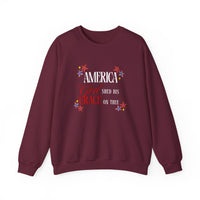 Load image into Gallery viewer, America God Shed His Grace, Patriotic Christian Shirt,  4th of July Shirt, Jesus Sweatshirt