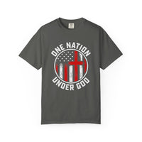 Load image into Gallery viewer, One Nation Under God - Christian Patriotic Men's Comfort Colors Tee