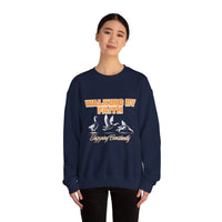 Load image into Gallery viewer, Walking by Faith, Tripping Constantly Sweatshirt, Christian Crewneck, Religious Pullover, Christian Gift, Religious Clothing
