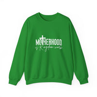 Load image into Gallery viewer, Motherhood is Kingdom Work and my Ministry - Christian Sweatshirt for Mom
