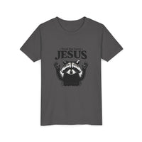 Load image into Gallery viewer, Feral But Loves Jesus Youth Short Sleeve Tee - Fun &amp; Faith-Inspired T-Shirt
