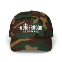 Load image into Gallery viewer, Motherhood is Kingdom Work Six Panel Adjustable Snapback Ballcap Hat
