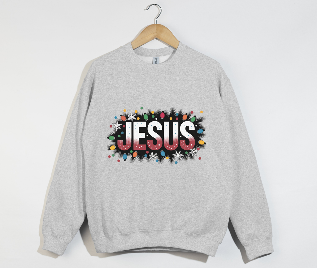 Jesus Name Christmas Holiday Sweatshirt