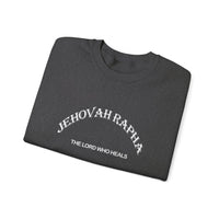Load image into Gallery viewer, Jehovah Rapha Sweatshirt, The Lord Who Heals, Christian Unisex Faith Pullover

