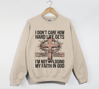 Load image into Gallery viewer, Faith In God, No Matter What -  Christian Sweatshirt
