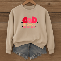 Load image into Gallery viewer, God Is Good All the Time, Christian Sweatshirt, Faith Heart Design Shirt, Valentine Gift For Her