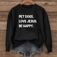 Load image into Gallery viewer, Dog Pet Lover, Jesus Sweatshirt, Dog Mom Shirt, Christian Sweatshirt