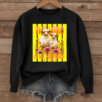 Load image into Gallery viewer, Psalm 23, The Lord Is My Shepherd, Christian Floral Sweatshirt, Bible Verse Shirt