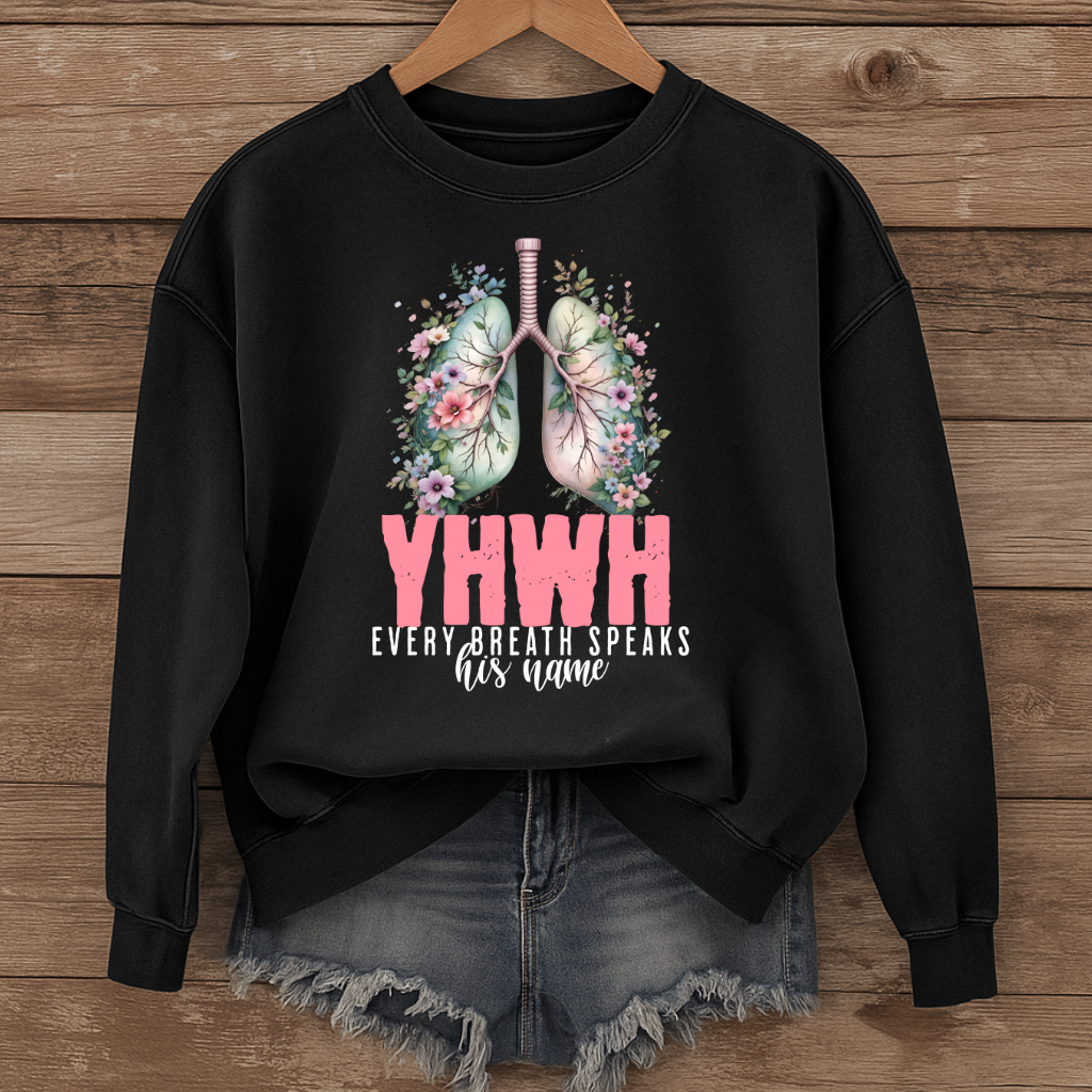 YHWH Breath of Life - Christian Sweatshirt