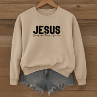 Load image into Gallery viewer, Jesus Loves Me This I Know, Valentine Sweatshirt, Christian Love Sweatshirt, Faith Based Gift, Love Shirt