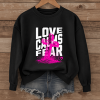 Load image into Gallery viewer, Love Calms Fear - Cozy Sweatshirt
