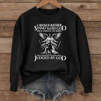 Load image into Gallery viewer, Stand With God, Christian Warrior Shirt, Inspirational Sweatshirt, Faith Shirt, Christian Gift