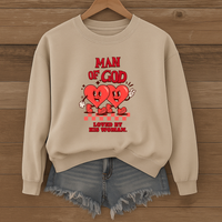 Load image into Gallery viewer, Man Of God Loved By His Woman, Valentines Gift, Heart Shirt, Father's Day, Boyfriend Shirt
