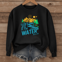 Load image into Gallery viewer, I Left It In The Water, Christian Bible Verse Sweatshirt, Acts 2 38,  Baptism Shirt, Christian Scripture