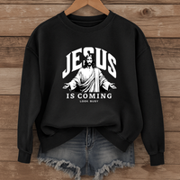 Load image into Gallery viewer, Jesus Is Coming Look Busy - Unisex Christian sweatshirt