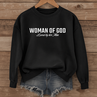 Load image into Gallery viewer, Woman of God Sweatshirt, For Wife, Christian Sweatshirt, Women's Faith, Mother's Day Valentines Gift