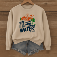 Load image into Gallery viewer, I Left It In The Water, Christian Bible Verse Sweatshirt, Acts 2 38,  Baptism Shirt, Christian Scripture