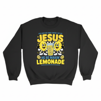 Load image into Gallery viewer, Life Gave Me Lemons, Jesus Makes Lemonade, Funny Christian Humor Sweatshirt, Faith Shirt