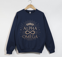Load image into Gallery viewer, I Am The Alpha And The Omega - Christian Sweatshirt
