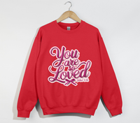 Load image into Gallery viewer, You Are So Loved - Women&#39;s Christian Sweatshirt
