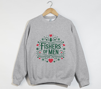 Load image into Gallery viewer, Fishers Of Men - Christian Christmas Sweatshirt
