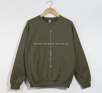 Load image into Gallery viewer, The Way, The Truth And The Life - Christian Sweatshirt
