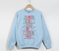 Load image into Gallery viewer, Believe Like Mary, Trust Like Joseph - Christian Sweatshirt