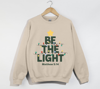 Load image into Gallery viewer, Be The Light - Christmas Sweatshirt
