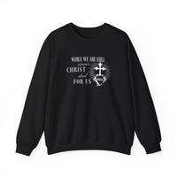 Load image into Gallery viewer, Christ Died For Us, Jesus Shirt, Christian Sweatshirt, Faith Gift, Bible Verse Shirt, Cross Shirt