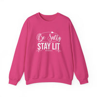 Load image into Gallery viewer, Be Salty Stay Lit - Be the SALT and LIGHT Crewneck Sweatshirt