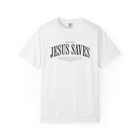 Load image into Gallery viewer, Jesus Saves - John 3:16 Scripture Comfort Colors Tee