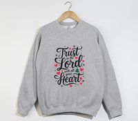 Load image into Gallery viewer, Trust In The Lord With All Your Heart - Christmas Sweatshirt
