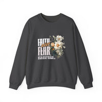 Load image into Gallery viewer, Faith Over Fear, Women's Floral Shirt, Christian Sweatshirt, Bible Verse Gift, Faith Shirt