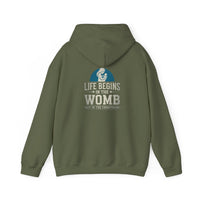 Load image into Gallery viewer, Life Begins In The Womb Not In The Courtroom - Unisex Hoodie
