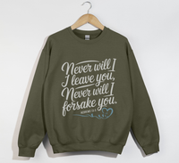 Load image into Gallery viewer, Never Will I Leave You Nor Forsake You - Sweatshirt
