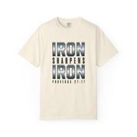 Load image into Gallery viewer, Iron Sharpens Iron - Christian Men Comfort Colors Tee