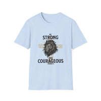 Load image into Gallery viewer, Be Strong And Courageous - Christian Men Shirt