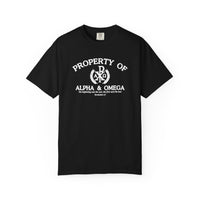 Load image into Gallery viewer, Property Of Alpha &amp; Omega - Comfort Colors Men's Tee