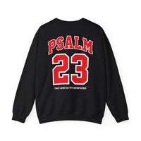 Load image into Gallery viewer, Psalm 23 Back Print Crewneck Sweatshirt